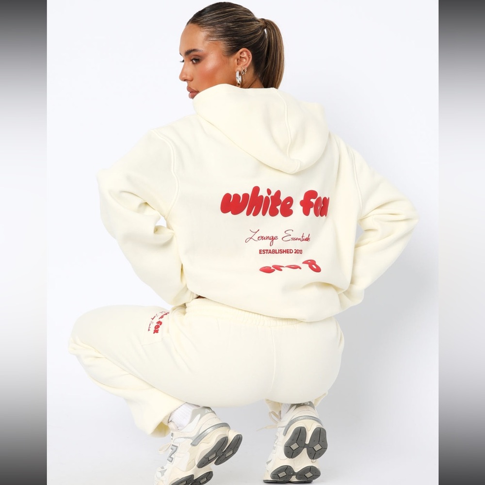 White Fox Boutique Era 8 Hoodie (Cherry Cream) - Picture 3 of 14